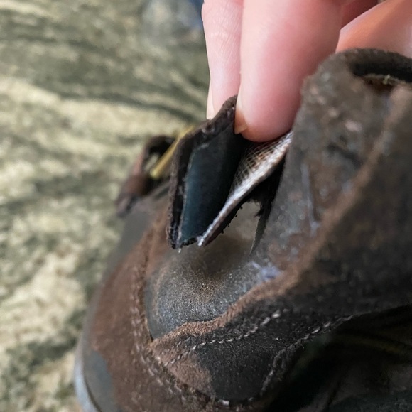 Donald J Pliner Delta Moto Boots Espresso Brown 6.5 Distressed Ankle Buckles - Picture 8 of 10